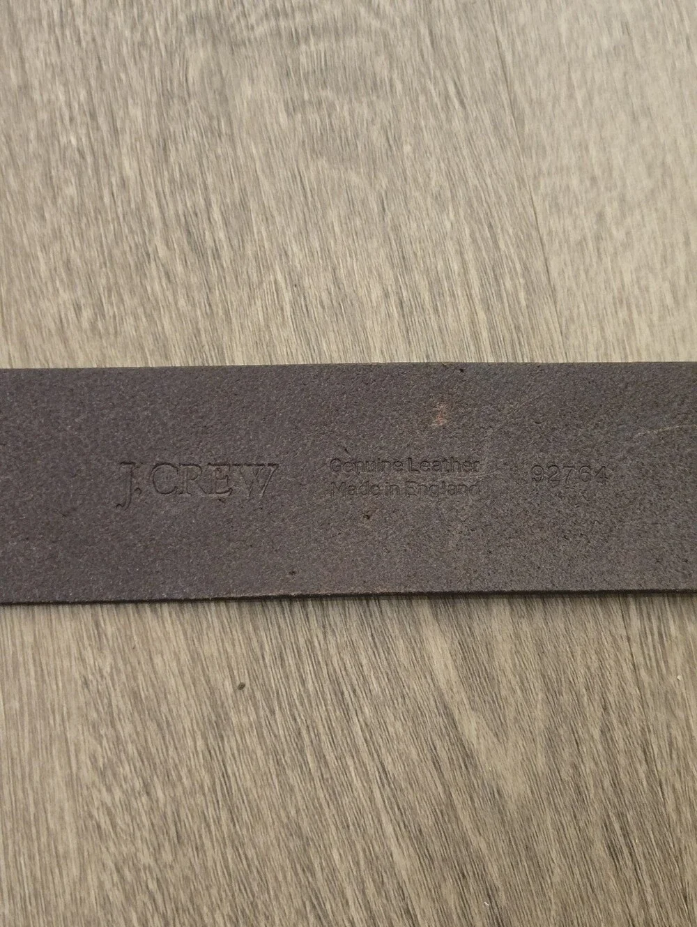 Mens Rustic Wide Brown Leather Belt Dirtbag Grunge Size 30